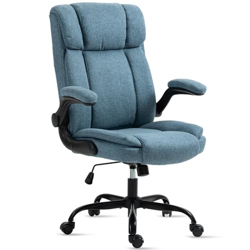 Liyurui Silla De Oficina Ergonómica Con Tela Transpirable, Reposabrazos Abatible Altura Ajustable Inclinación De 110 , Giratoria 360 , Cómoda Silla De Escritorio Para Juegos Trabajo Hogar, Azul Liyurui Silla De Oficina Ergonómica Con Tela Transpirable, Reposabrazos Abatible Altura Ajustable Inclinación De 110 , Giratoria 360 , Cómoda Silla De Escritorio Para Juegos Trabajo Hogar, Azul