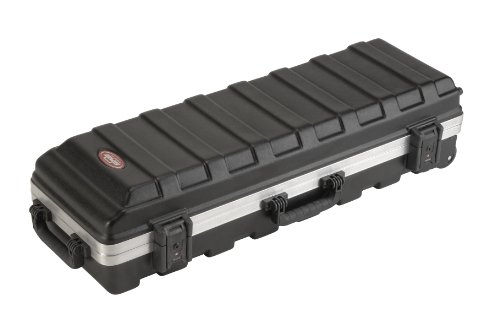 Image of SKB Compact Stand Case 36-1 /2 x 11-7 /8 x 8-1 /4 with Wheels & Straps, TSA Latches, Over molded Handle
