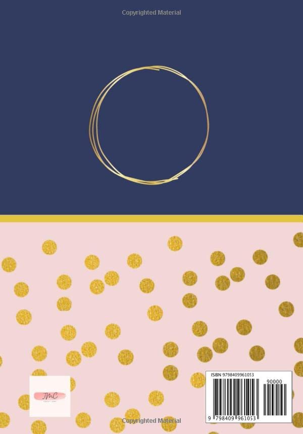 Vista 2 de Navy, gold, and Pink Notebook
