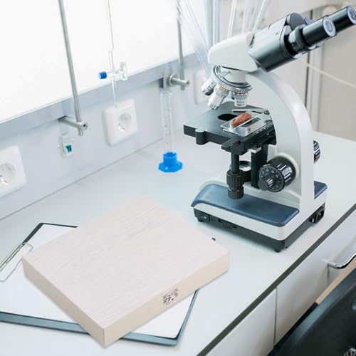 Boîte de rangement pour microscope coffret de stockage de lames d'analyses et de science