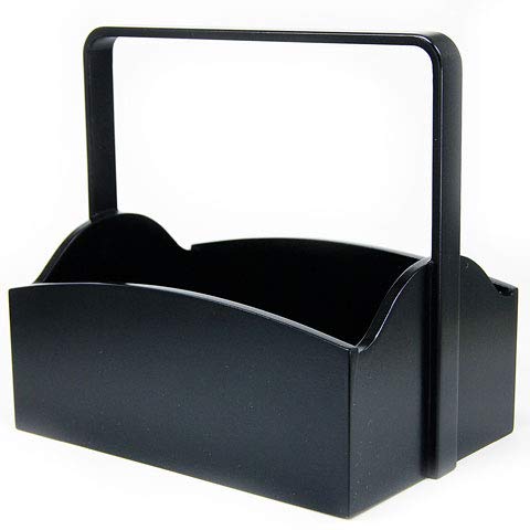 煙草盆 手付櫛形 黒色 莨盆 茶道具のサムネイル