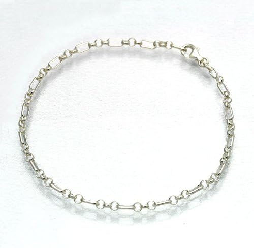 Amazon フィガロ風チェーン メンズアンクレット シルバー925 Rol Alt145 3plus1 26 アンクレット 通販