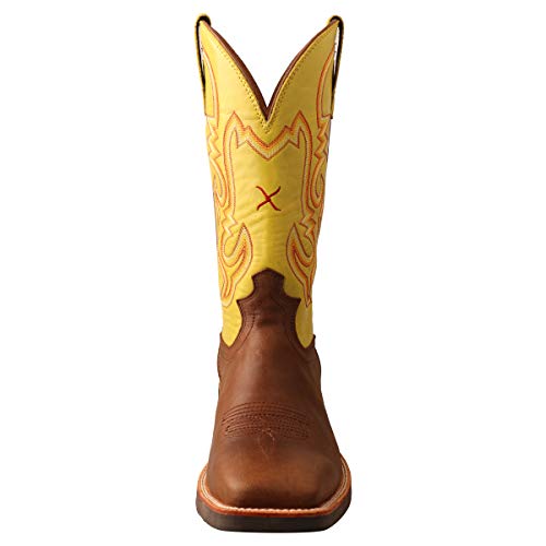 Twisted X Men's Ruff Stock Western Boot Broad Square Toe - Mrs00674