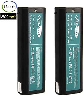 Creabest 2Pack 6V 3.5Ah Ni-MH Repalcement Battery for paslode 404717 900420 BCPAS-404717 404400