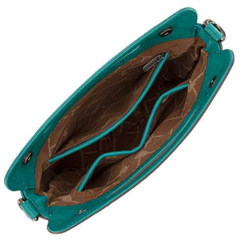 Image of Wrangler Western Handbag for Women Crossbody Bag Top Handle Shoulder Bag Embossed Cowgirl Fringe Purse