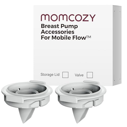 Image of Momcozy Original Replacement Accessories for Upgraded Mobile Flow | Upgraded M9,Original Upgraded M9 Breastfeeding Parts,Valve，2 Pack