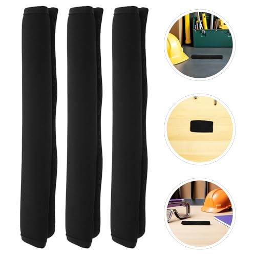 Bandas para sudor de casco forro transpirable reutilizable de algodón negro Gadpiparty 6