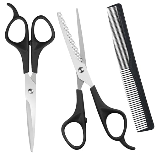 AYBUY Ciseaux de Coiffure Professionnels, Kit Coiffures Hommes et Femmes