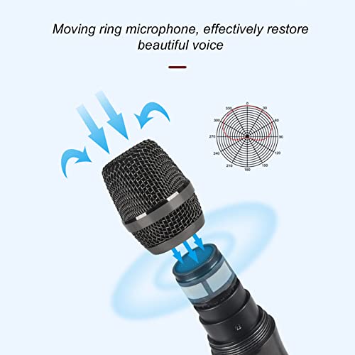 Microphone sans fil Bluetooth stable Goshyda micro portable écran LED conférence karaoké - 4