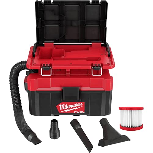Milwaukee M18 Fuel PACKOUT 2.5 Gallon Wet/Dry Vacuum - Bare Tool Only, No Charger, No Battery