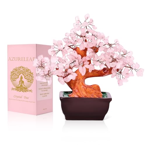 Save 61% on Feng Shui Rose Quartz Crystal Money Tree - Handmade Decor - Image 2