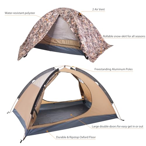 GEERTOP 2 Person Backpacking Tent