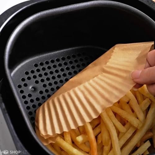 Kit Papel Forro Forma Para Airfryer Antiaderente Descartável Compre 50 Leve 100 unidades