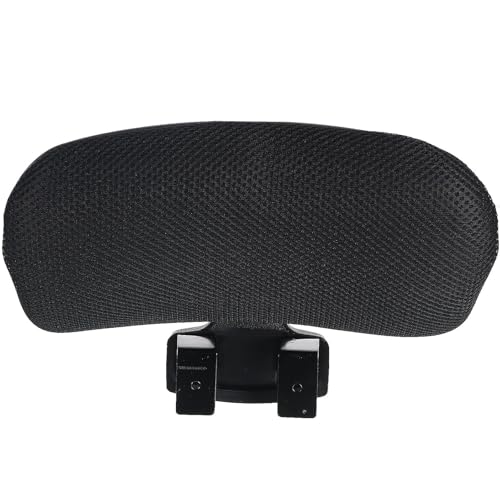 DEARMAMY Reposacabezas Ajustable para Silla de Oficina con Soporte Cervical Ergonómico Cojín Transpirable de Malla y Clip Fácil de Instalar Protección para Cuello Adaptable Diferentes