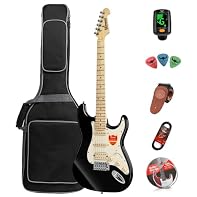 【H-S-S Pickups】Bullfighter D-120 electric guitar equipped with one classic Humbucker pickup and two Single-coil pickups, 5-way pickup selector switches, and 2 tone control knob plus 1 volume control knob, offering you versatile tone-shaping options. ...