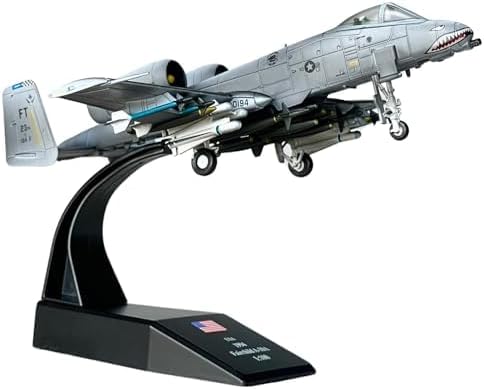 Amazon.com: QOADXPC A10 Warthog Fighter Jet Model Plane 1:100 Scale A