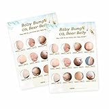 OLOUTAB 30 Baby Shower Games for Boy or Girl - Beer Belly or Pregnant Bump Game Cards - Gender Reveal Party Supply Kit - Gender Neutral Design