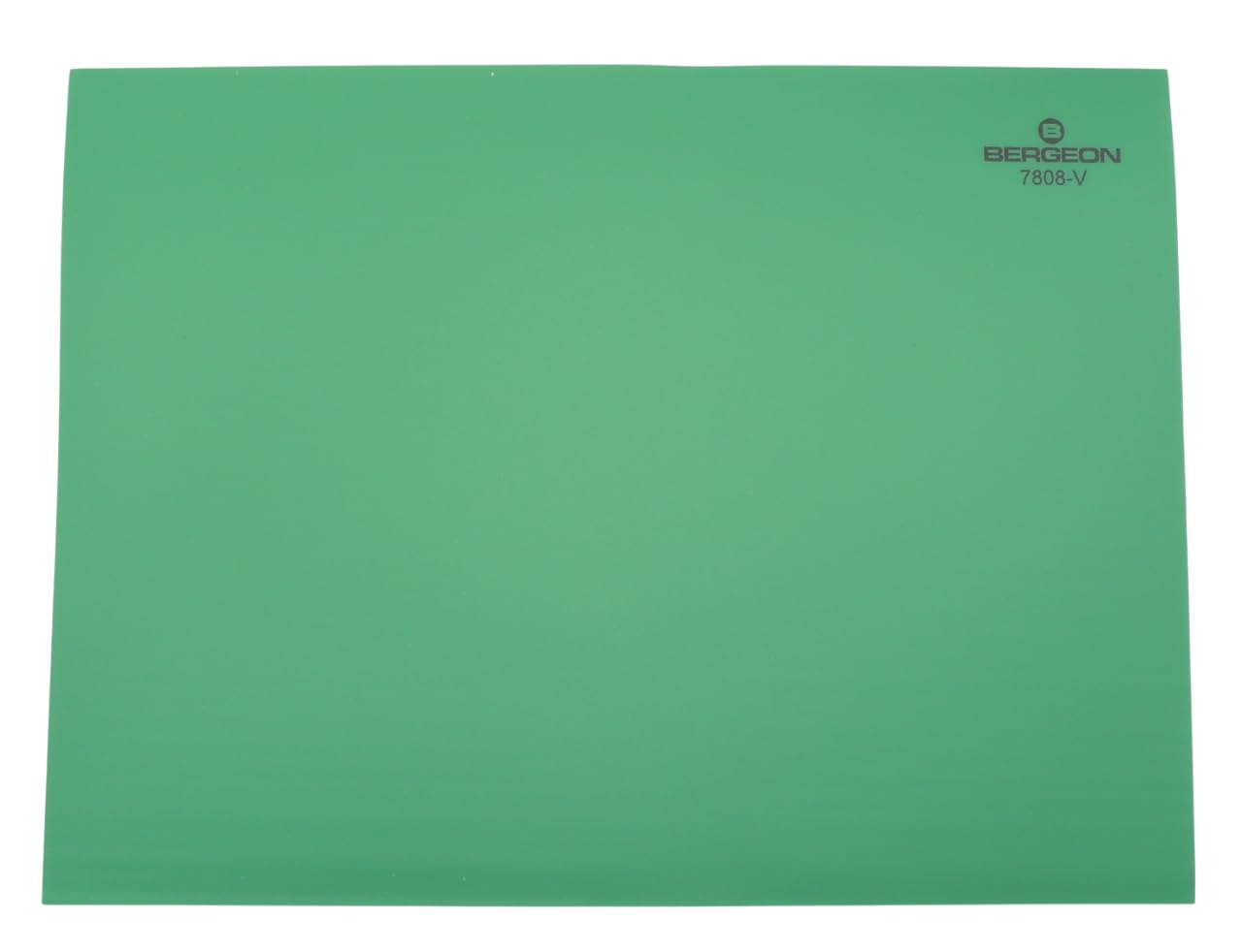 BERGEON - 7808-V - rutschfeste Schreibunterlage grün für Uhrmacher | weich und strapazierfähig, strukturierte Oberfläche | 320 x 240 x 2 mm