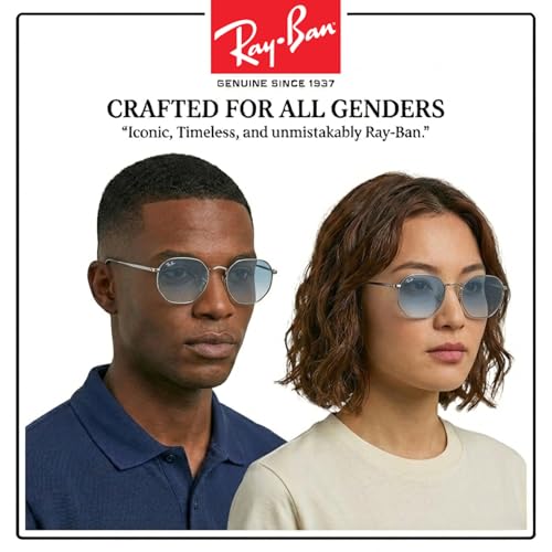 Image of Ray-Ban RB3565 JACK Square-Round Shaped Sunglasses for Men & Women with Official RAYBAN Eyewear Kit