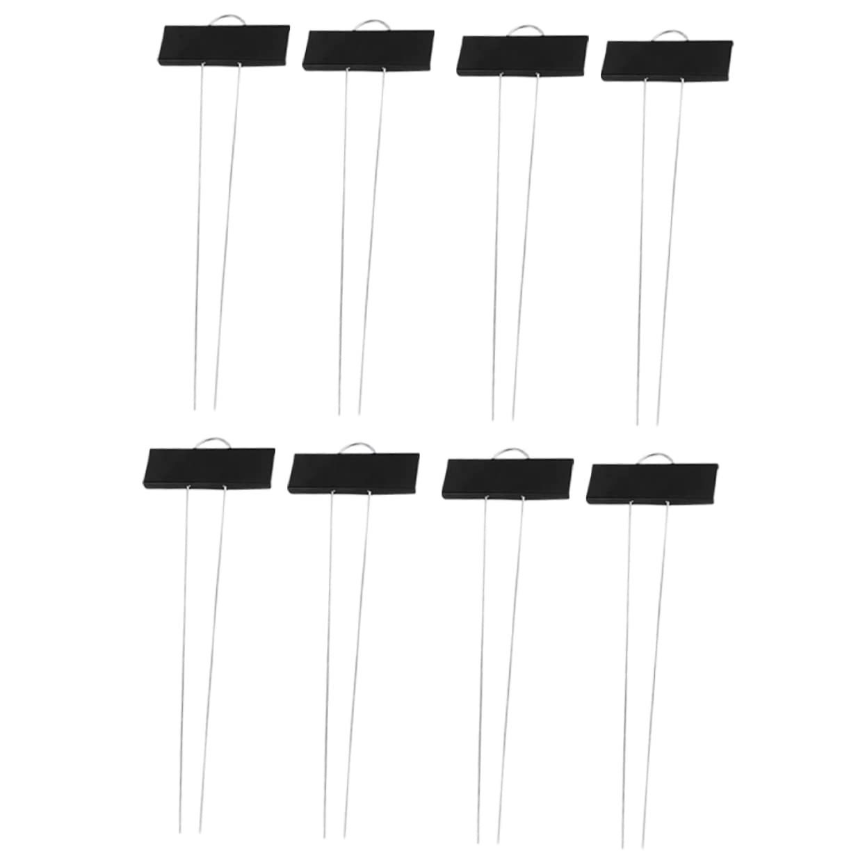 VILLCASE Lot De 4 Marqueurs Pour Plantes De Jardin Étiquettes En Fer Réutilisables Lisses Décoratives Pour Plantes Dextérieur 8 Pièces X 4