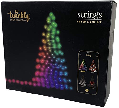 Twinkly 56 LED String Lights | Customizable Wifi-Enabled LED Lights