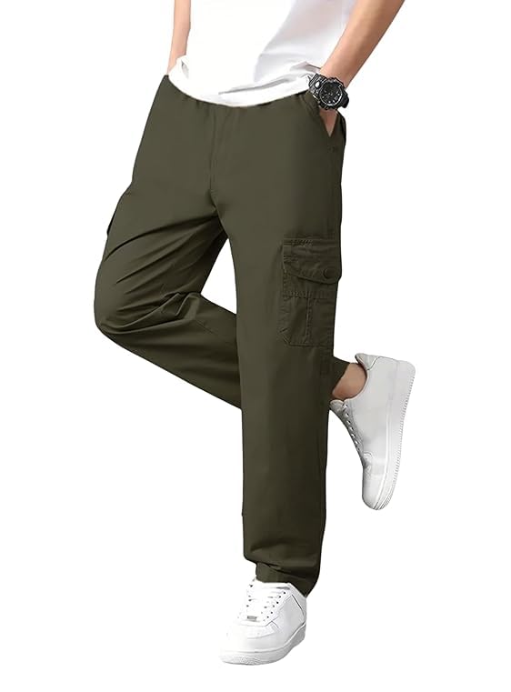 Image of LOUIS SENSE Mens REGULER FIT Cargo Pant || Cargo for Men || Casual Trouser || Joggers Pant || (CARGO-01)
