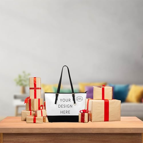 Bolsa Tote Personalizada de Cuero PU para Mujer miniatura 3