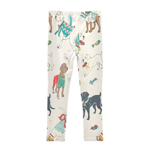 Bolaz Toddler Girls Leggings Printed Yoga Pants Leggings Richard Scari Style Dog for Kids2