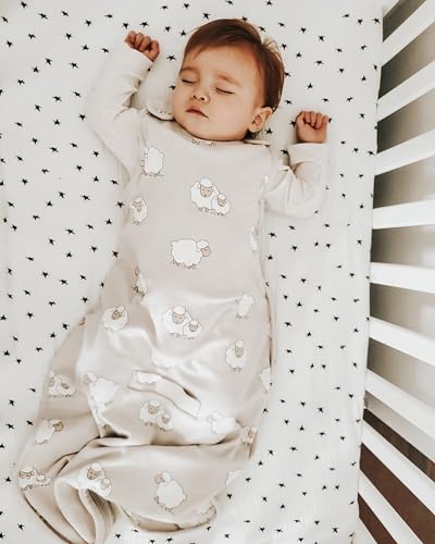 Image of Woolino 4 Season Toddler Sleeping Sack, Merino Wool and Organic Cotton Baby Sleep Bag Sack, 2-4 Years, Sheep
