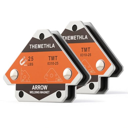 Themethla Welding Magnets 25 LBs-2 Pieces Magnetic Welding Holder Set, Holding Power...