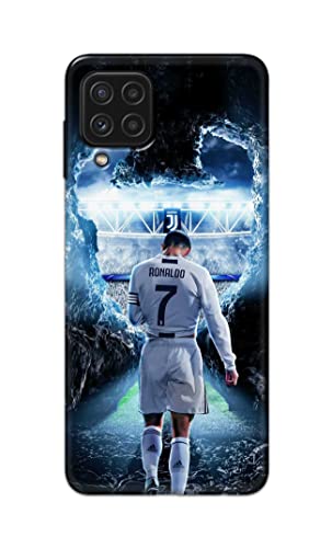 Image of Printed Hard Back Cover Case for Samsung Galaxy A22 4G Back Cover (Footbal Legend) -1302