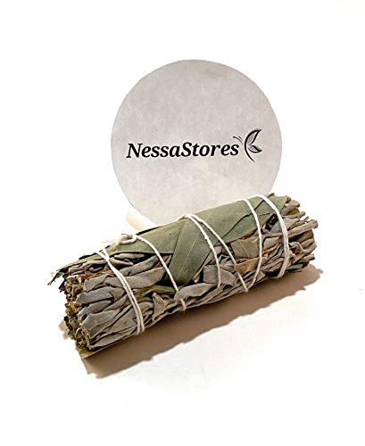 NessaStores - California White Sage + Eucalyptus Smudge Stick 4