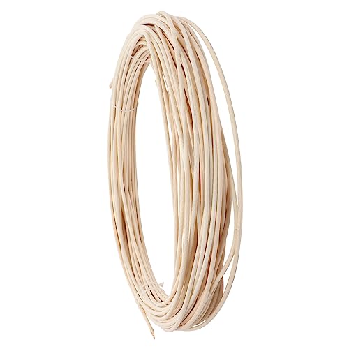 Holibanna 1 Roll Natural Rattan Weaving Material for DIY Crafts Cane for Furniture Repair Home Decor and Creative Projects Durable Lightweight and Easy to Use