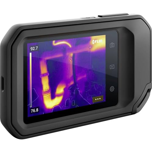 FLIR C3-X Compact Thermal Imaging Camera with WiFi: High Resolution Infrared Imager for Inspection, Electrical/Mechanical, Building, and HVAC Applications