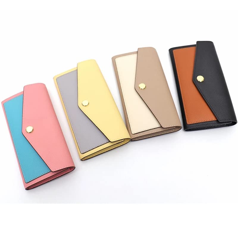 Colorful Long Wallet Women Flap Phone Coin Purse Portable Cards Bag Pouch Clutch(E)4