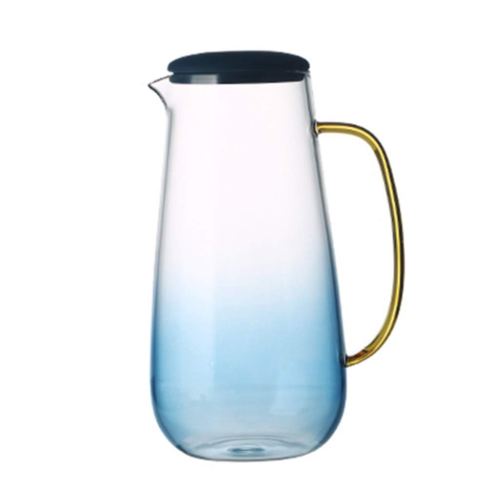 Amazon.co.jp: 冷水筒 ふた高耐熱ピッチャーアイスティー投手霧青の
