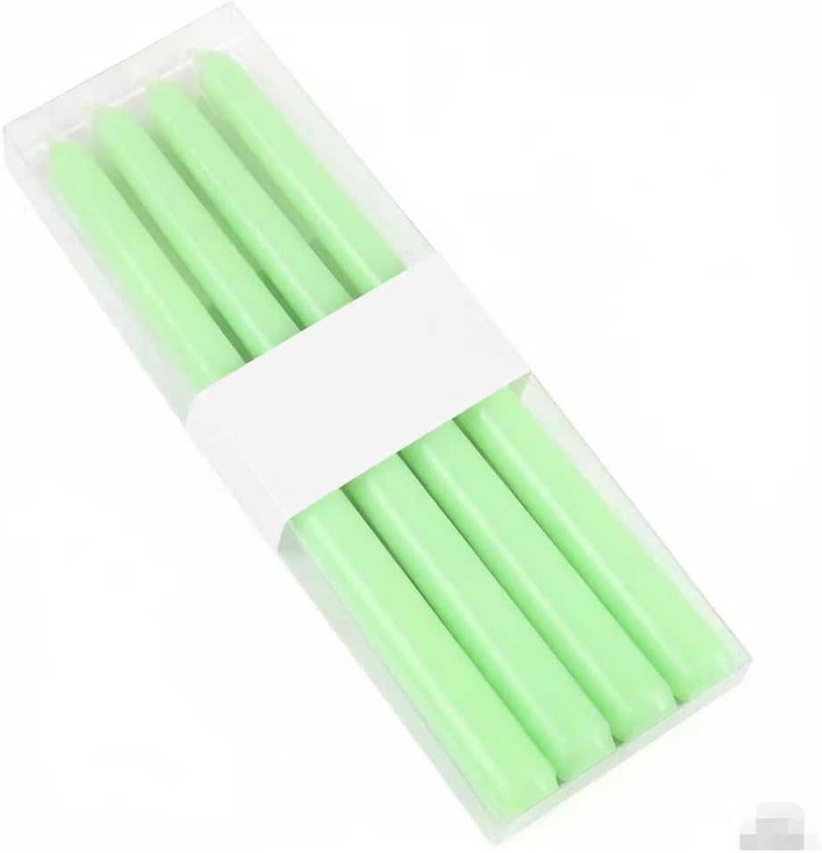 Long-stemmed Candle (Conical Rod: 0.87 × 9.84 inches, Black (Set of 4 Boxes))