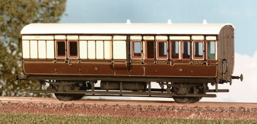 Ratio 613 GWR 4 wheel 3rd class 2 compartment coach