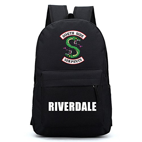 Haililais Unisex Mochila de Lona Casual Riverdale Mochilas Escolares Juveniles Viaje