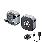 【Fast Connection,Low Latency】 2-in-1 Wireless CarPlay & Android Auto Adapter,Plug & Play Dongle,Wired to Wireless,Compact Design,Compatible with iPhone Android,USB/USB-C,Bluetooth 5.0,Auto Reconnect