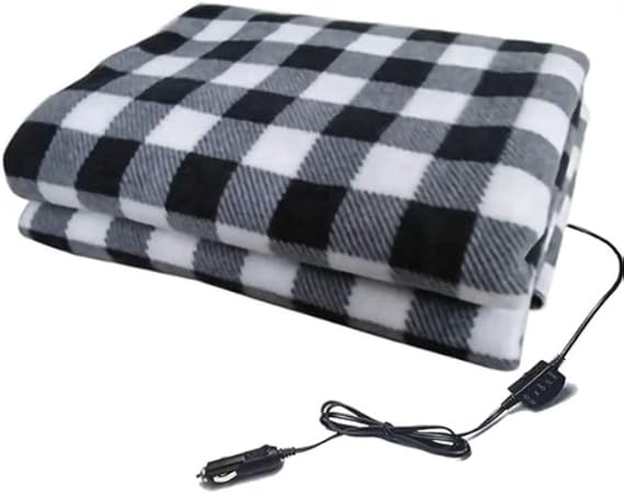 Review Electric Warming Fleece Throw Blanket for Car Review Electric Warming Fleece Throw Blanket for Car