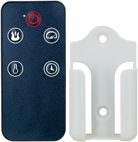 Replacement for Allen+Roth Electric Fireplace Heater Remote Control 1975FM-23-349 3317FM-33-202 1732FM-32-278 1942FM-26-311 RC-HE85EL01 2267FM-28-201 2267FM-28-201 2265FM-36-331 2242FM-26-318