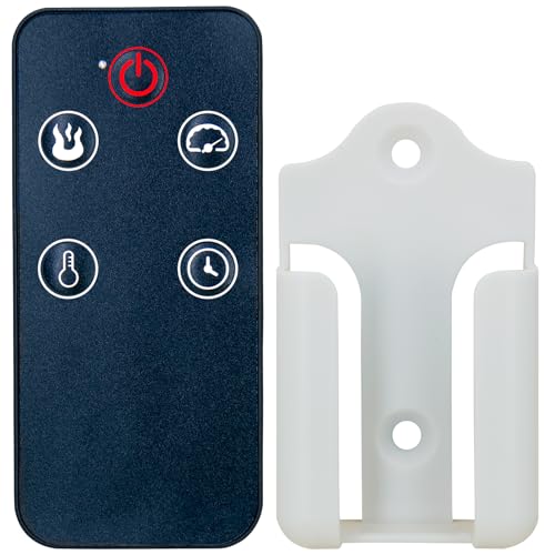Replacement for Style SELECTIONS Electric Fireplace Heater Remote Control 1730FM-23-273 1830FM-23-259 RC-HE85EL01 by XINJISHIMIN - Used condition - US$5.67
