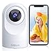 Cámara Vigilancia Interior Goowls 1080P IP Cámara WiFi Casa 360º, Cámara de Seguridad Bebé Mascotas, Visión Noturna, Detección de Movimiento, Audio Bidireccional, Compatible con iOS Android