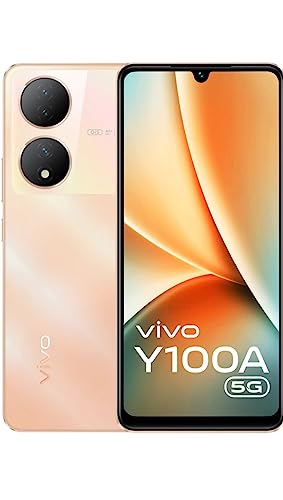 Image of vivo Y100A 5G (Twilight Gold, 8GB RAM, 128GB Storage) Without Offers