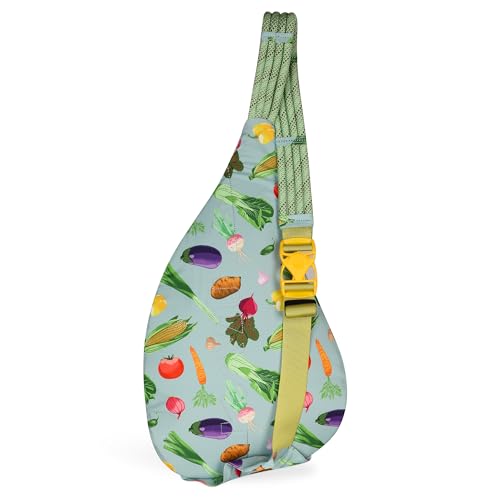Image of KAVU Slingback Pack with Adjustable Rope Shoulder Strap, Veggie Toss