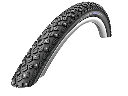 Schwalbe, Marathon Winter, 26x2.00, Wire, Winter, RaceGuard, Reflex, 200 studs, 67TPI, 35-70PSI, 1150g, Black