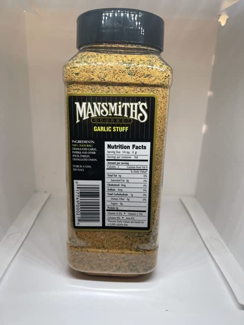 Miniatura 2 de Mansmith's Cosas de ajo (sin sal), 23 oz.