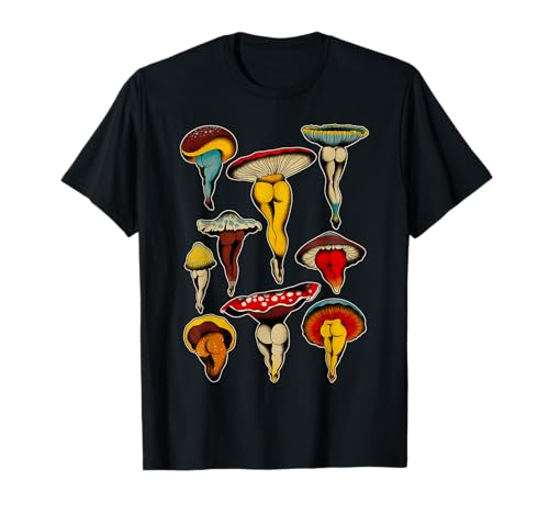 Champignon Sexy Mycology Fungi Fourrage Champignon Whisperer T-Shirt