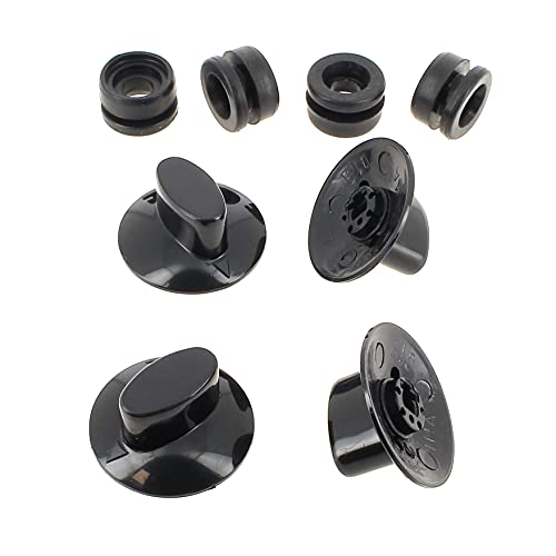 Bouton noir 12h par 4 pour Table de cuisson Homeking